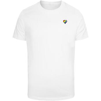 Mister tee T-shirt Korte Mouw  T-shirt Glossy Heart Pride