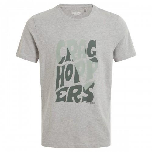 Craghoppers Mens Lucent Soft Short-Sleeved T-Shirt M grijs