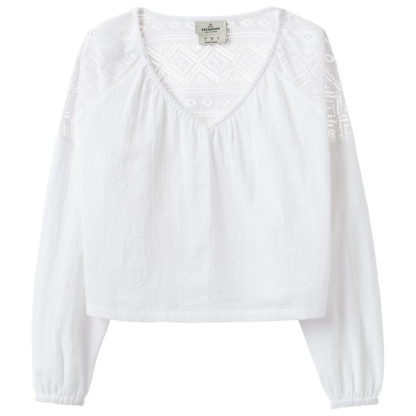 Passenger  Women's Flurry L/S Woven - T-shirt, wit