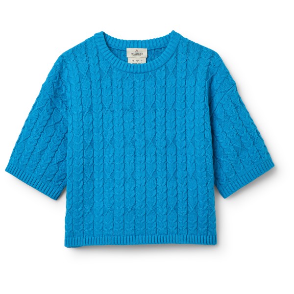 Passenger  Women's Homely S/S Knitted Jumper - Trui, blauw