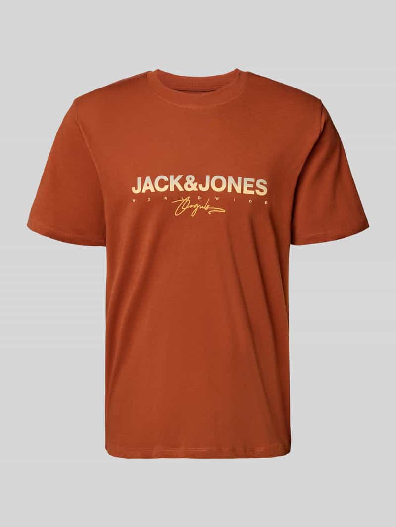 Jack & Jones Shirt met print JORCANGGU TEE SS CREW NECK FST