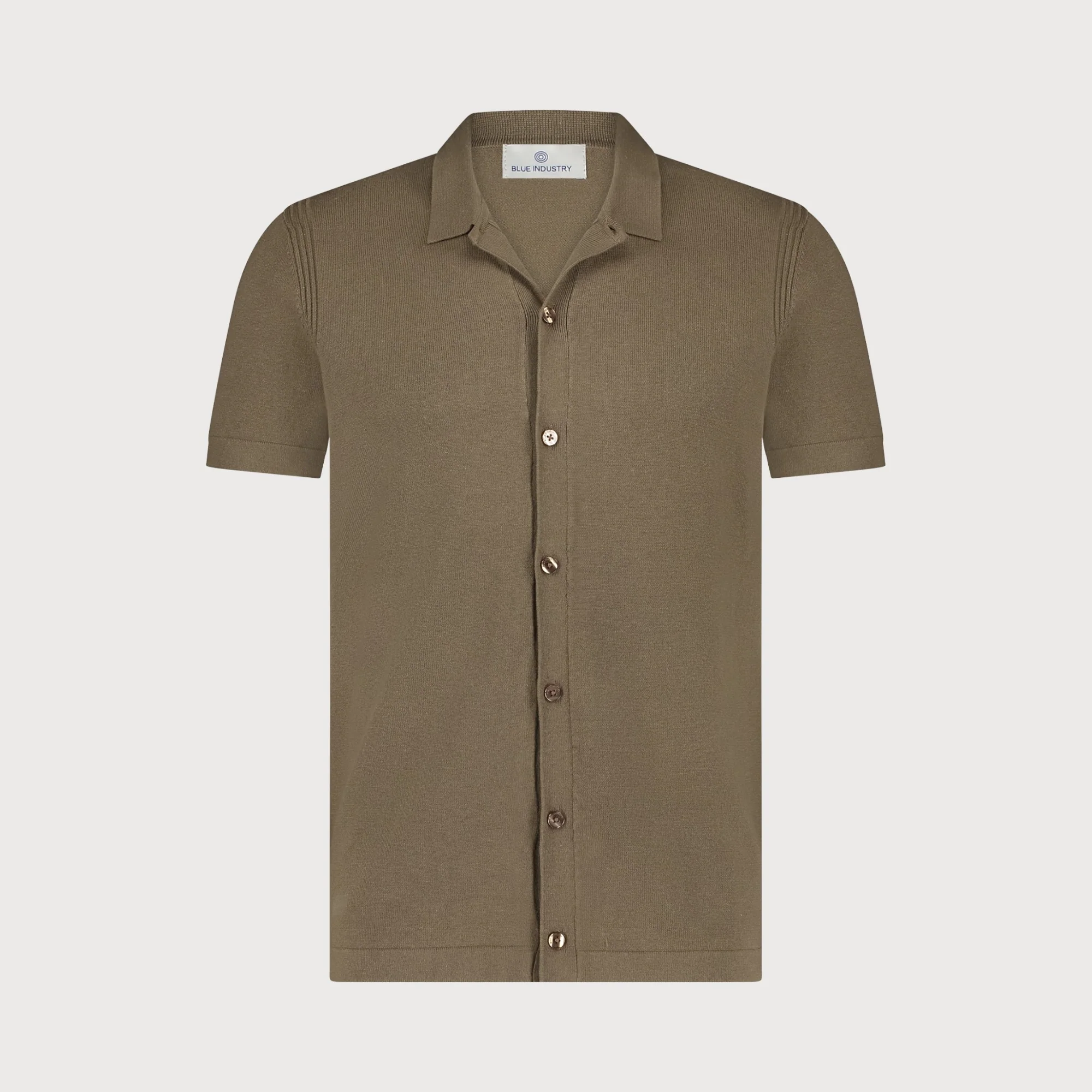 Blue Industry De knitted doorknoop polo |
