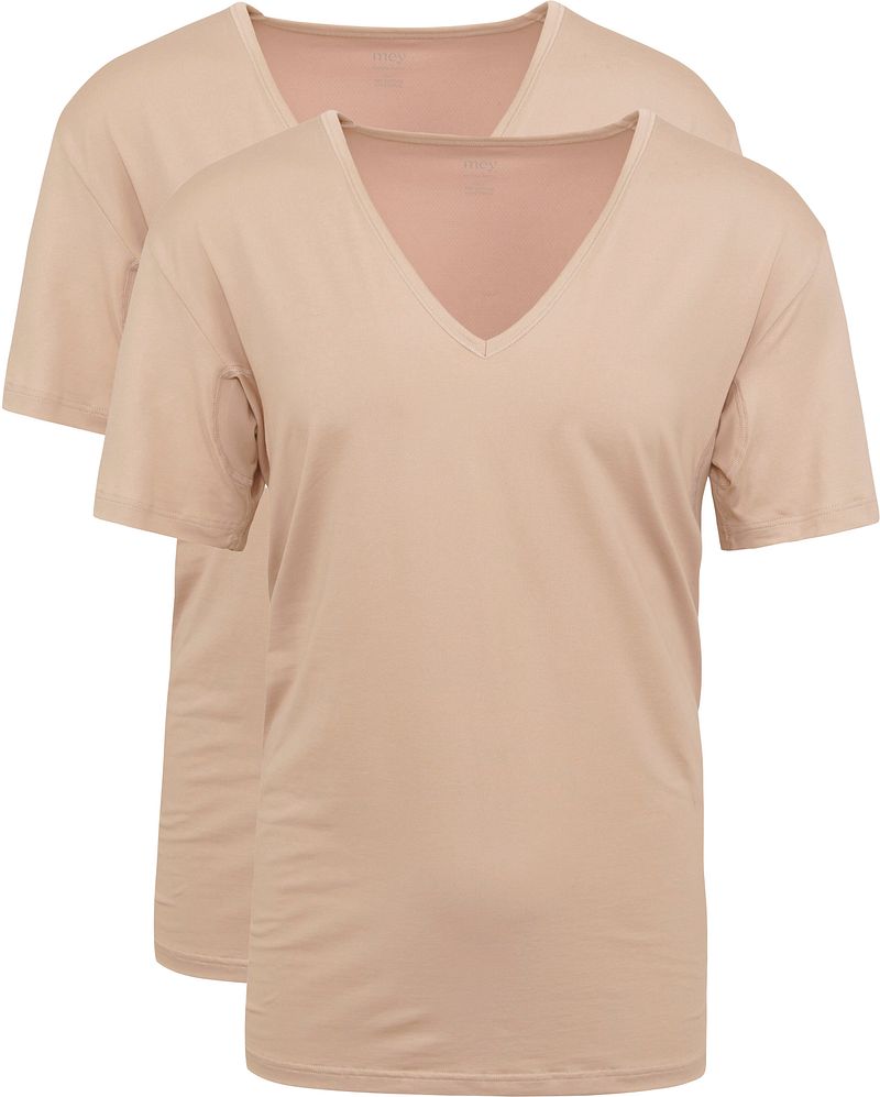 Mey Dry Cotton V-hals Onzichtbaar Ondershirt 2-Pack