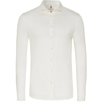 Desoto Overhemd Lange Mouw  Essential Overhemd Hai Jersey Champagne