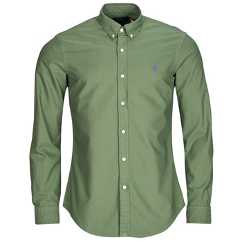 Polo Ralph Lauren Overhemd Lange Mouw  CHEMISE AJUSTEE SLIM FIT EN OXFORD LEGER