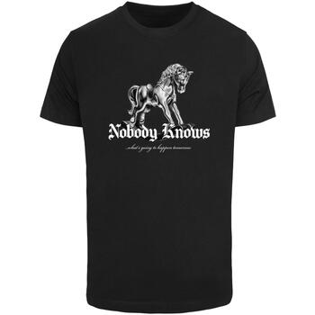 Mister tee T-shirt Korte Mouw  T-shirt Nobody Knows