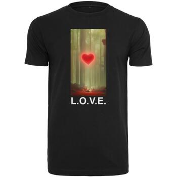Mister tee T-shirt Korte Mouw  T-shirt Wood Love