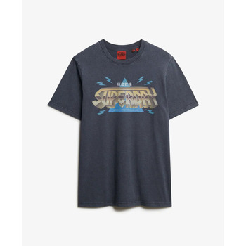 Superdry T-shirt Korte Mouw  T-shirt Rock Band
