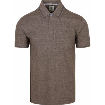 R2 Amsterdam T-shirt  Polo Soft Solid Brown