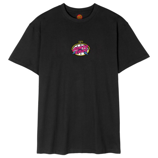 Santa Cruz  Grabke Clock Dot Front - T-shirt, zwart