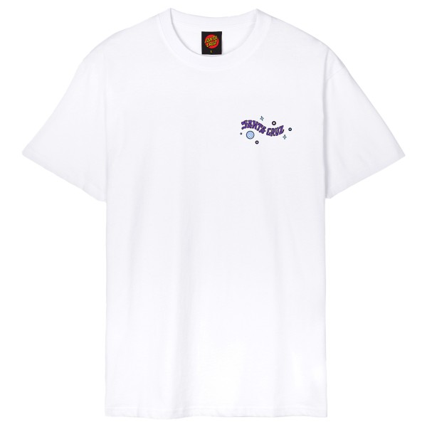 Santa Cruz  Knibbs Invasion Hand Strip - T-shirt, wit