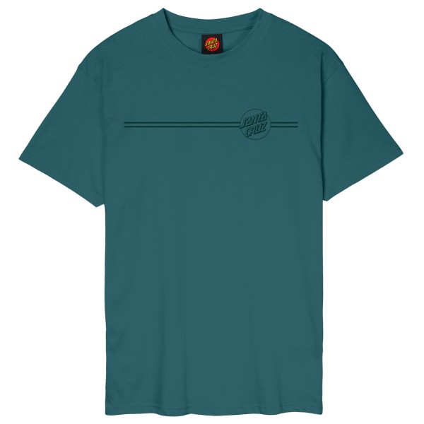 Santa Cruz  Tonal Opus Dot Stripe - T-shirt, blauw/turkoois
