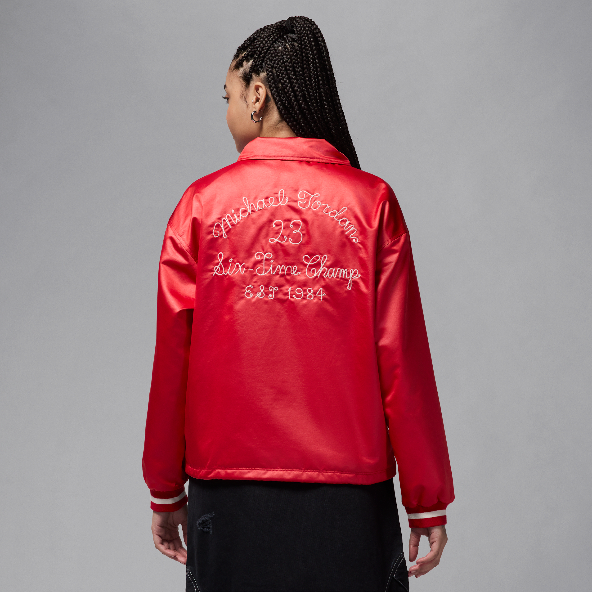 Jordan coachjack voor dames - Rood