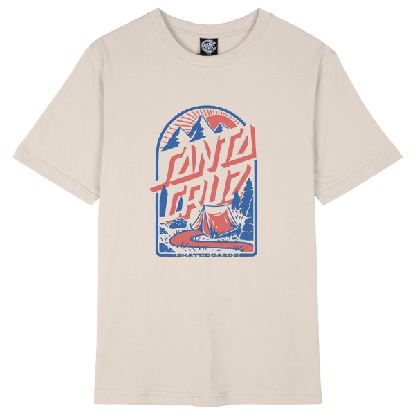 Santa Cruz  Women's Camp Retreat Front - T-shirt, beige