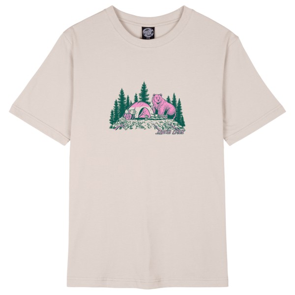 Santa Cruz  Women's Woodland Mini Strip Front - T-shirt, grijs