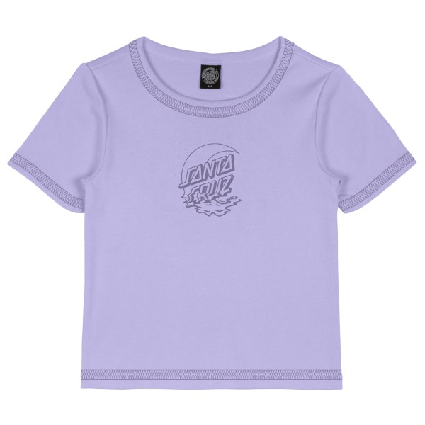Santa Cruz  Women's Moon Dot Reflection Front T-Shirt - T-shirt, purper