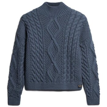 Superdry Trui  Pull polo en maille torsadée femme Aran