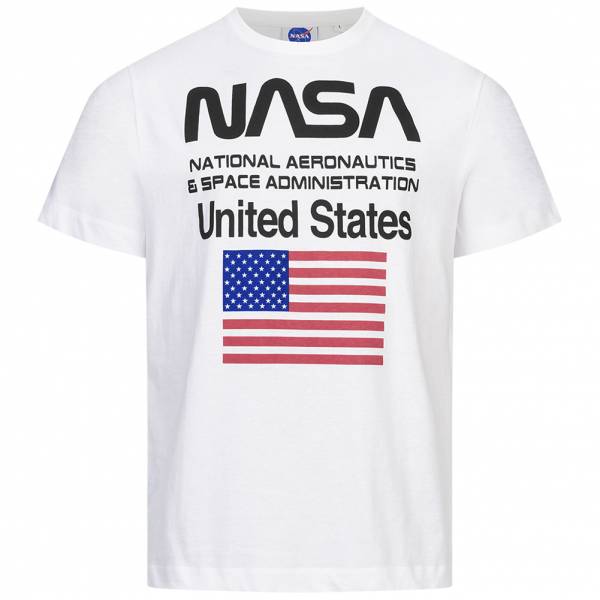 NASA Administration USA Heren T-shirt TMMTS014WHT