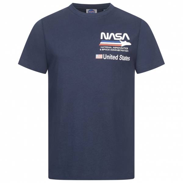 NASA Plane Aeronautics Heren T-shirt TMMTS015NVY