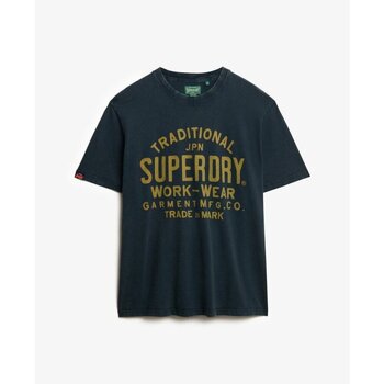 Superdry T-shirt Korte Mouw  T-shirt Machined Goods Workwear