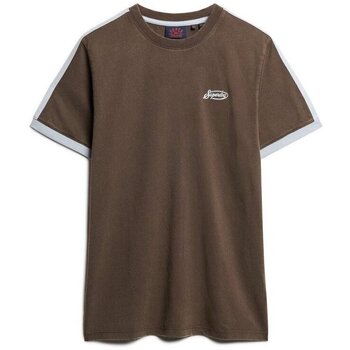 Superdry T-shirt Korte Mouw  T-shirt rétro à rayures Essential Logo