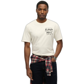 Superdry T-shirt Korte Mouw  T-shirt B-movie Graphic Loose