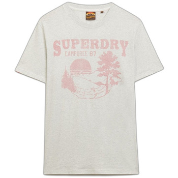 Superdry T-shirt Korte Mouw  T-shirt Lo-fi Outdoor Mono