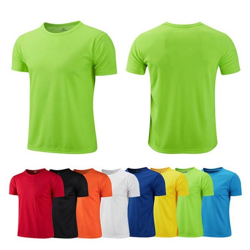 Lucky Black Cat Zomer T-shirt met ronde hals Sneldrogende kleding Werkkleding T-shirt met korte mouwen S rood