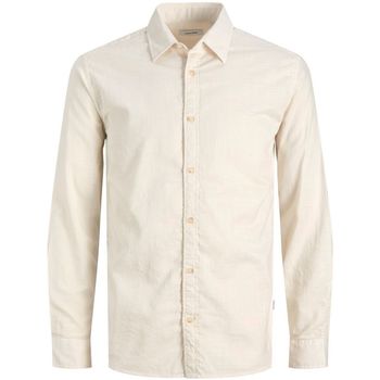 Jack & jones Overhemd Lange Mouw Jack & Jones 12220481 SLUB-CLOUD DANCER