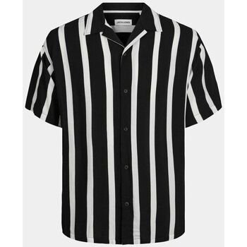 Jack & jones Overhemd Lange Mouw Jack & Jones 12249367 RESORT STRIPE-BLACK