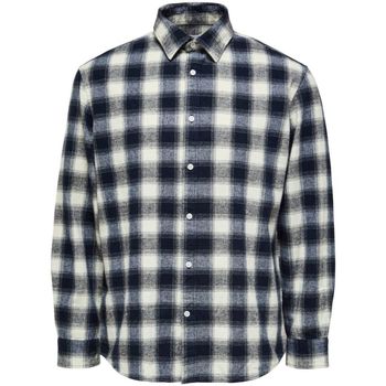 Selected Overhemd Lange Mouw  16086523 SLHREGBALDO-SKY CAPTAIN