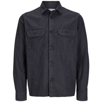 Jack & jones Overhemd Lange Mouw Jack & Jones 12269262 TRAVIS-BLACK DENIM
