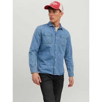 Jack & jones Overhemd Lange Mouw Jack & Jones 12224328 CREEK-LIGHT BLUE DENIM