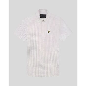 Lyle & Scott Overhemd Lange Mouw Lyle & Scott SW2213V SHORT SLEEVE SHIRT-X334 COVE