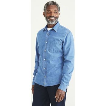 Dockers Overhemd Lange Mouw  A1114 0045 - ORIGINAL-A3871 INDIGO RINSE