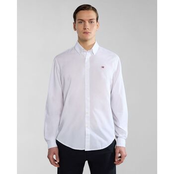 Napapijri Overhemd Lange Mouw  G-GRAIE NP0A4H1E-002 WHITE
