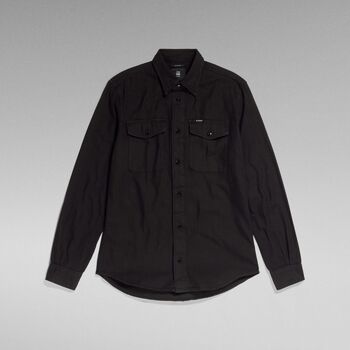 G-Star Raw Overhemd Lange Mouw  D20165-7647 MARINE-B564 BLACK