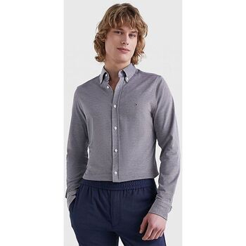 Tommy Hilfiger Overhemd Lange Mouw  MW0MW30675DCC-DCC CARBON NAVY