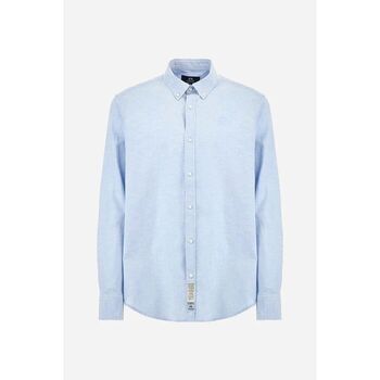 LA MARTINA Overhemd Lange Mouw  MAC006 TL141-07003 BLUE BELL