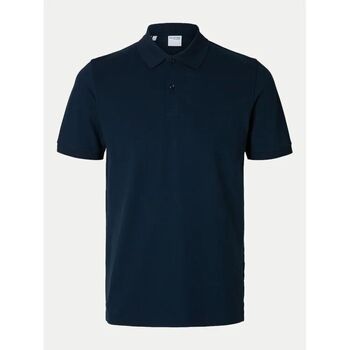 Selected T-shirt  16095851 ATLAS-DARK SAPPHIRE