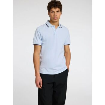 Selected T-shirt  16095852 ATLAS-CASHMERE BLUE