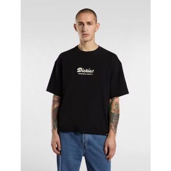 Dickies T-shirt  LEWISTOWN SS TEE - DK0A4XCD-BLK1 BLACK