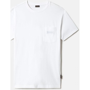 Napapijri T-shirt  S-MORGEX NP0A4GBP0021-BRIGHT WHITE