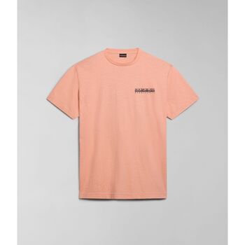 Napapijri T-shirt  S-MARTRE NP0A4HQB-P1I1 PINK SALOMON