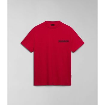 Napapijri T-shirt  S-MARTRE NP0A4HQB-R251 RED BARBERRY