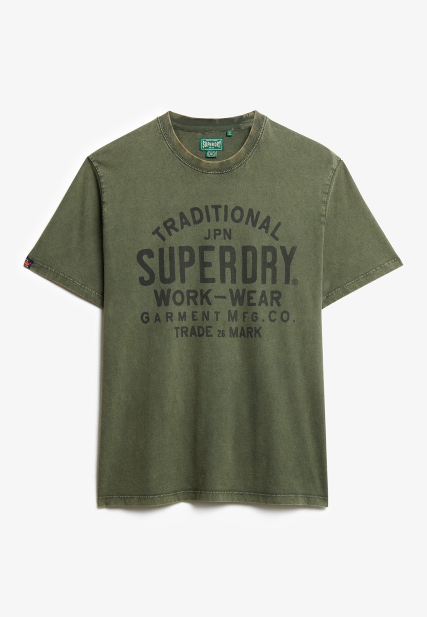 Superdry Work wear t-shirt army