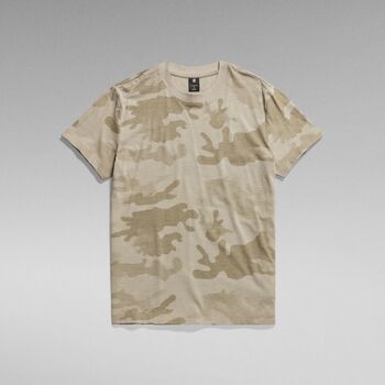 G-Star Raw T-shirt  D23720 C334 LIME CAMO-G154 ELEPHANT CAMO