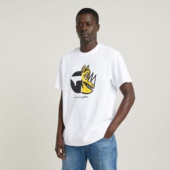 G-Star Raw T-shirt  D25696 C336-110 WHITE