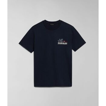 Napapijri T-shirt  S-COLVILLE NP0A4HS5-176 BLU MARINE