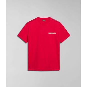Napapijri T-shirt  S-GRAS NP0A4HQN-R25 RED BARBERRY